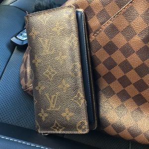Authentic Louis Vuitton Checkbook wallet